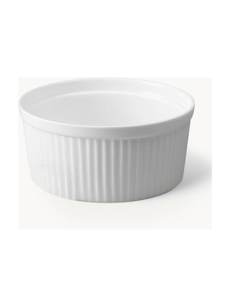 Moldes Aroma, 4 uds., Porcelana, Blanco, Ø 9 x Al 5 cm