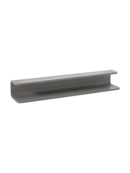 Mensola da parete in legno Nuria, Compensato di eucalipto con finitura in legno di frassino, certificato FSC, Grigio, Larg. 102 x Alt. 17 cm