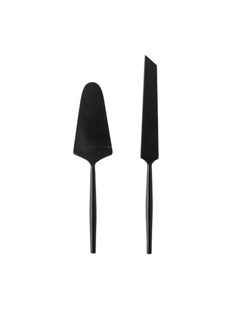 Pelles à gâteau Moni, 2 élém., Acier inoxydable 14/1, laqué

Les couverts sont fabriqués en acier inoxydable. Ils sont donc durables, ne rouillent pas et sont résistants aux bactéries, Noir, Lot de différentes tailles