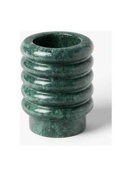 Marmeren vaas Orta, Marmer, Groen, gemarmerd, Ø 10 x H 13 cm