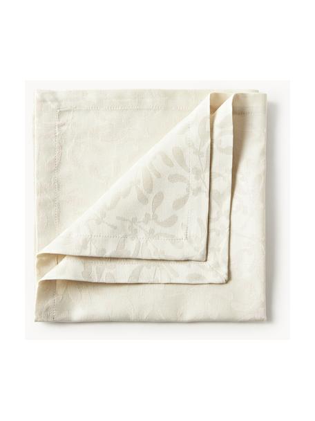 Serviettes en textile avec motif hivernal Hollyn, 4 pièces, 100 % coton

Le matériau est certifié STANDARD 100 OEKO-TEX®, 2534CIT, CITEVE, Beige clair, larg. 45 x long. 45 cm