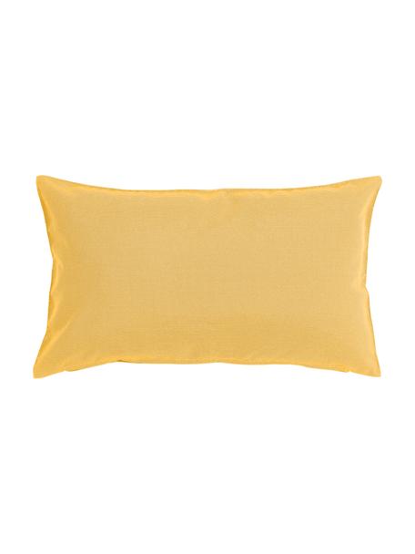 Dwukolorowa poduszka zewnętrzna z wypełnieniem St. Maxime, Żółty, czarny, S 30 x D 50 cm