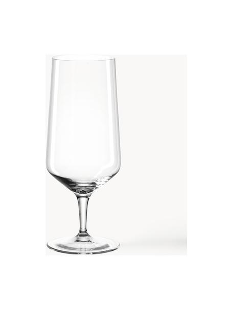 Biergläser Puccini, 6 Stück, Glas, Transparent, Ø 6 x H 19 cm, 410 ml