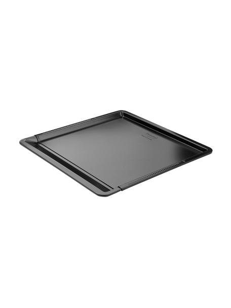 Ausziehbares Backblech Mabel mit Antihaft-Beschichtung, Stahl mit Antihaft-Beschichtung, Schwarz, B 37 x L 33 cm