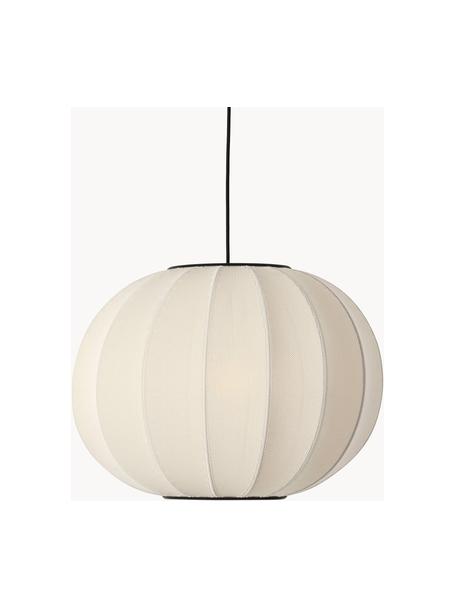 Lampa wisząca Knit-Wit, Złamana biel, Ø 45 x 36 cm