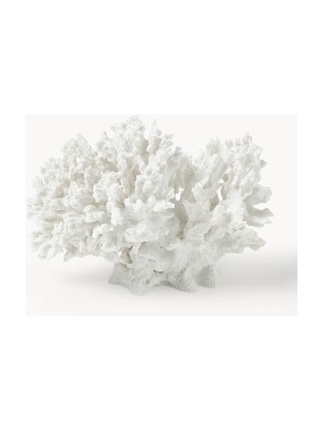 Design decoratief object Coral, Object: polyresin, Wit, Ø 18 x H 13 cm