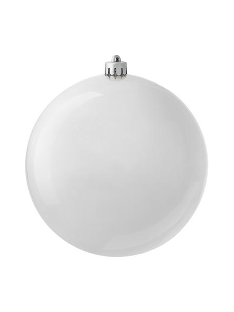 Breukvaste kerstbal Stix, Breukvaste kunststof, Zilverkleurig, Ø 14 cm, 2 stuks