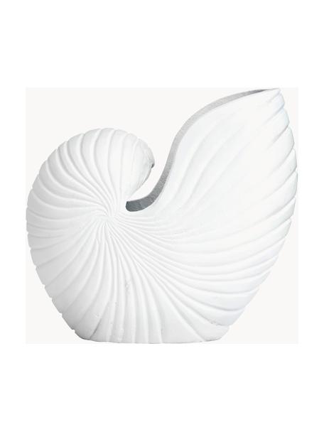 Doniczka z metalu Rakitu, Aluminium powlekane, Biały, S 27 x W 25 cm