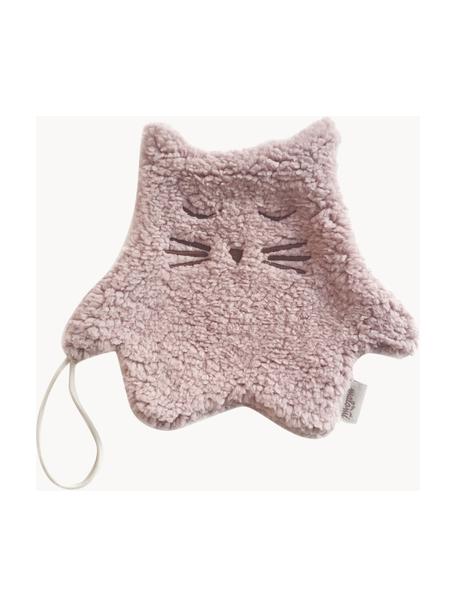 Muchláček s držákem na dudlík Kitten, ručně vyrobený, Polyester, Světle růžová, Š 19 cm, D 20 cm