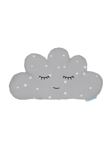 Knuffelkussen Cloud, Polyester (microvezels), Grijs, wit, zwart, 21 x 42 cm
