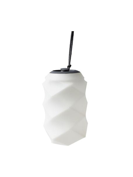 Lampada a sospensione mobile a LED dimmerabile con cambio colore e telecomando Bita, Lampada: polietilene, Bianco, grigio scuro, Ø 18 x Alt. 30 cm