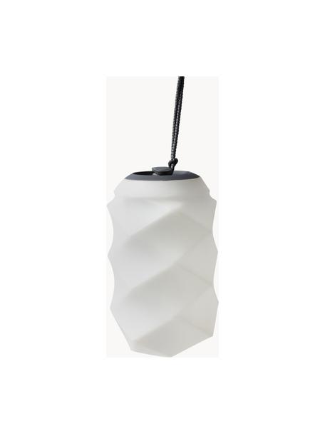 Mobile dimmbare LED-Hängeleuchte Bita mit Farbwechsel und Fernbedienung, Weiß, Dunkelgrau, Ø 18 x H 30 cm