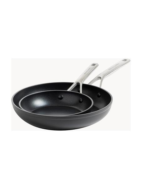 Kitchen Craft Master Class - Wok Antiaderente Professionale, Nero, 20 cm