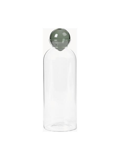 Mundgeblasener Dekanter Still, 1.4 L, Glas, Transparent, Grau, 1.4 L