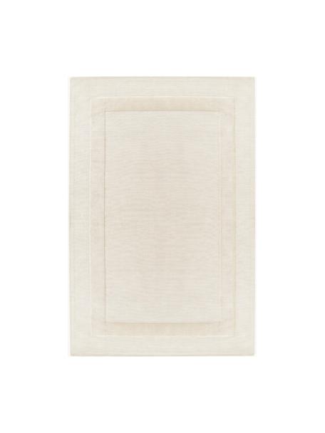 Ručne tkaný bavlnený koberec Dania, 100% bavlna s certifikátom GRS, Krémovobiela, Š 200 x D 300 cm (veľkosť L)