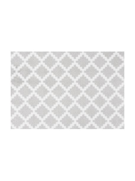 Paillasson Elegance, 100 % polyamide, Gris clair, larg. 70 x long. 50 cm