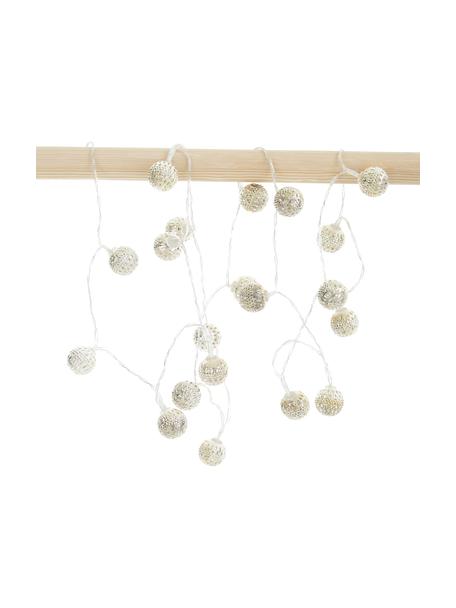 Guirlande lumineuse solaire Sunshine Glamour, 280 cm, Couleur argentée, long. 280 cm