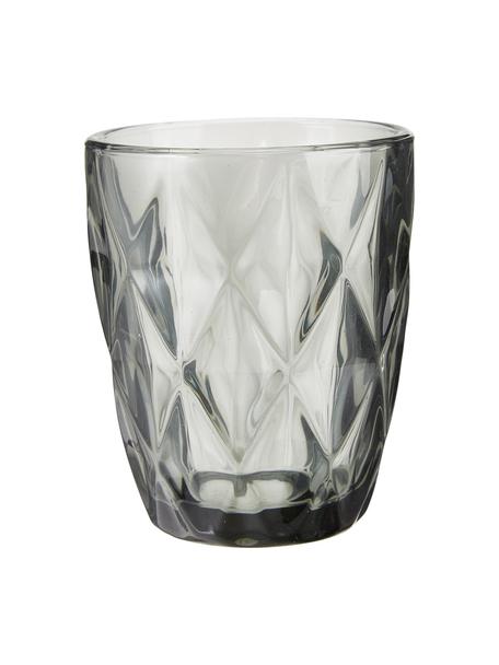 Szklanka Colorado, 4 szt., Szkło, Szary, Ø 8 x W 10 cm, 260 ml