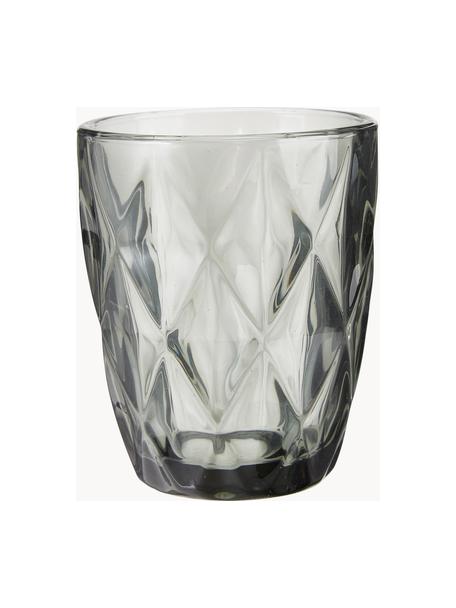 Szklanka Colorado, 4 szt., Szkło, Szary, Ø 8 x W 10 cm, 260 ml