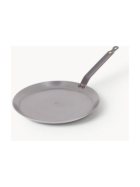 Padella per pancake con cera d'api Mineral B, Acciaio laminato con cera d'api, Argentato, Ø 24 x Alt. 10 cm