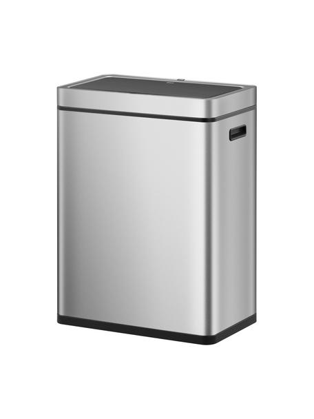 Odpadkový koš se senzorem Mirage, 2x30 l, Stříbrná, Š 49 cm, V 66 cm, 2 x 30 l