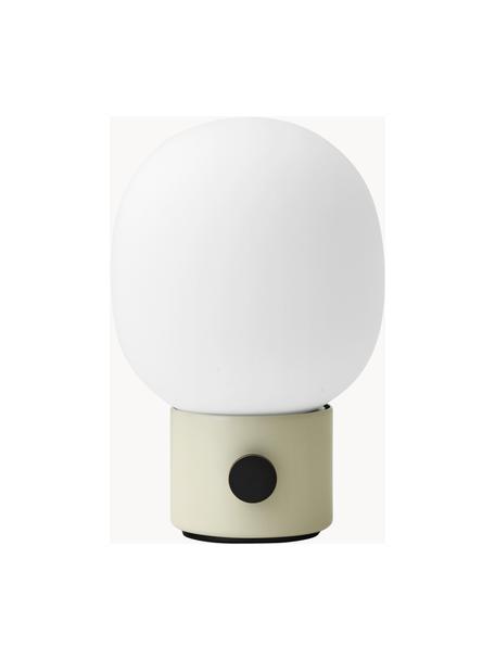 Lampe à poser avec port USB JWDA, intensité lumineuse variable, Blanc, beige, Ø 15 x haut. 22 cm