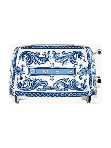 Kompakt Toaster Dolce & Gabbana - Blue Mediterraneo, Edelstahl, Blau, Weiß, B 31 x T 20 cm