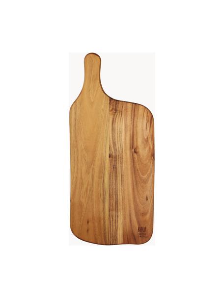 Planche à découper en bois de teck Raw, Bois de teck, Bois de teck, larg. 43 x long. 19 cm