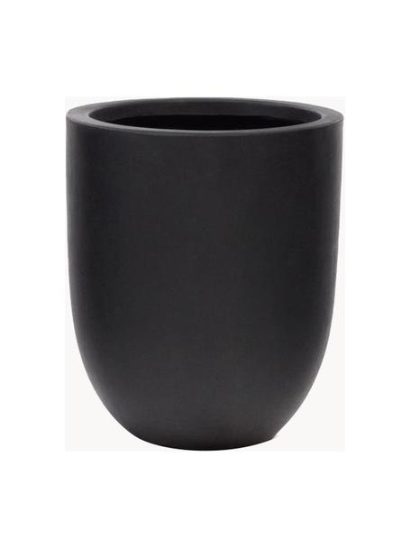 Cache-pot Aiguablava, Ø 39 cm, 100 % fibre de ciment, Noir, Ø 39 x haut. 46 cm