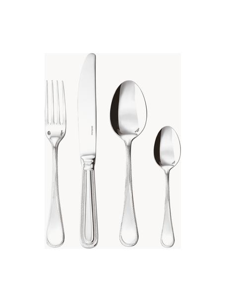Set di 24 posate in acciaio inox lucidato Perles, 6 persone, Acciaio inossidabile 18/10, lucido

L' acciaio inossidabile è durevole, non arrugginisce ed è resistente ai batteri. È anche lavabile in lavastoviglie, resistente ai colori, facile da pulire, insapore e resistente agli acidi, Argentato molto lucido, 6 persone (24 pz)