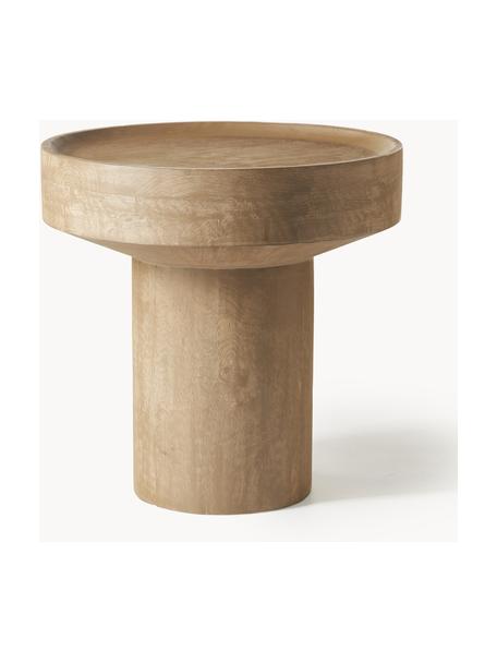 Table d'appoint ronde en manguier Benno, Bois de manguier massif, MDF, laqué

Ce produit est fabriqué à partir de bois certifié FSC® issu d'une exploitation durable, Manguier clair laqué, Ø 50 x haut. 50 cm