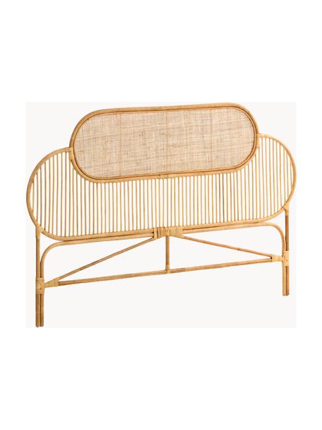 Rattan-Kopfteil Lalita, Rahmen: Rattan, Platte: Rattangeflecht, Rattan, B 170 x H 120 cm