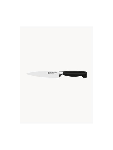 Nóż do mięsa Four Star, Odcienie srebrnego, czarny, D 29 cm
