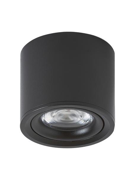 LED plafondspot Alivia in zwart, Gepoedercoat metaal, Zwart, Ø 9  x H 7 cm