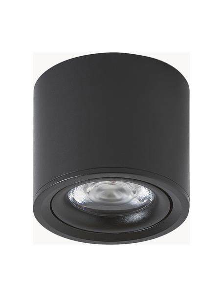 Faretto da soffitto a LED Alivia, Metallo verniciato a polvere, Nero, Ø 9 x Alt. 7 cm