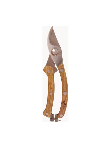 Blumenschere Flora mit Eschenholzgriff, Griff: Eschenholz, Eschenholz, Silberfarben, L 20 cm