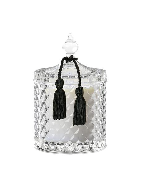Vonná svíčka Crystalene (pomeranč, cedr & hřebíček), Pomeranč, cedr, karafiát, Ø 9 cm, V 14 cm