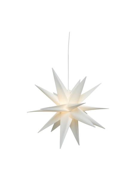 Étoile lumineuse LED à piles avec prise secteur Zing, Ø 40 cm, Blanc, Ø 30 cm