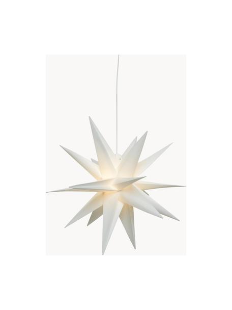 Étoile lumineuse LED Zing, Plastique, Blanc, Ø 30 cm