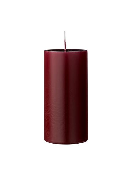 Svíčka Lulu, 2 ks, Vosk, Vínově červená, Ø 7 cm, V 15 cm