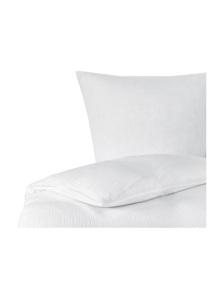 Mušelínová posteľná bielizeň z bavlny Odile, Biela, 135 x 200 cm + 1 vankúš 80 x 80 cm