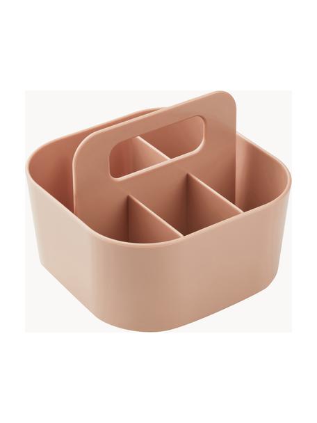 Organisateur May, 60 % plastique ABS recyclé, 40 % plastique ABS, Rose pâle, larg. 17 x haut. 14 cm