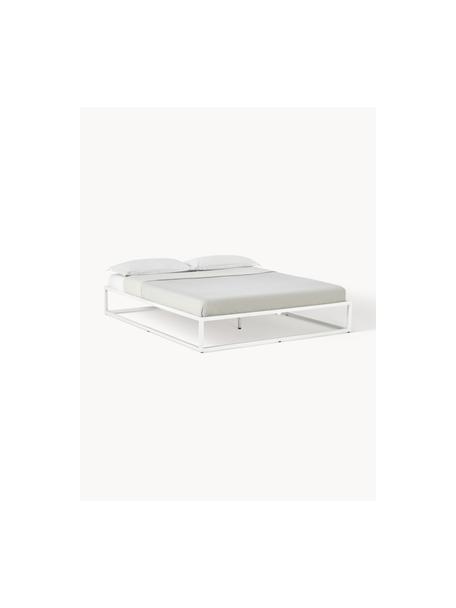 Cama de metal Neptun, Metal con pintura en polvo, Blanco, An 140 x L 200 cm