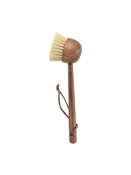 Brosse à vaisselle en bois Natur, Bois de hêtre, long. 21 cm
