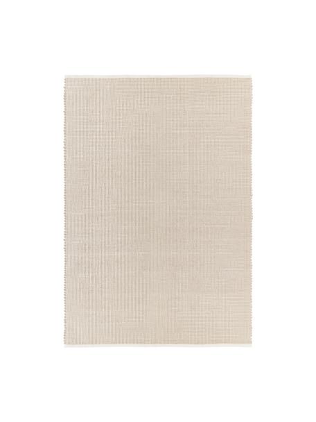 Tappeto in lana tessuto a mano Amaro, Retro: 100% cotone Il materiale , Beige chiaro, Larg. 80 x Lung. 150 cm (taglia XS)