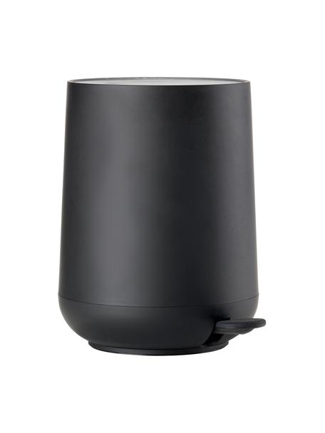 Papelera con tapadera cierre suave Nova, Plástico ABS, Negro, 3 L