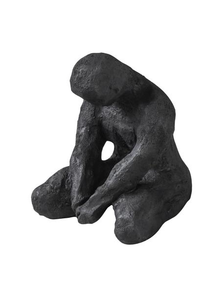Oggetto decorativo nero Sall, Pietra, Nero, Larg. 12 x Alt. 15 cm