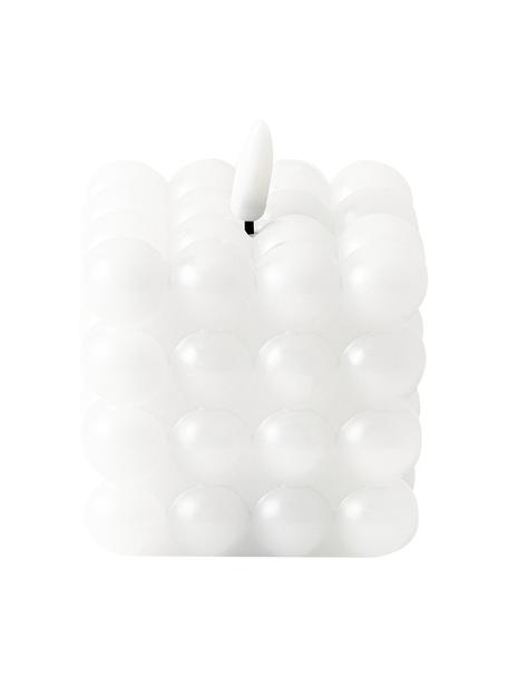 Świeca LED zasilana na baterie Bolle, Wosk, tworzywo sztuczne, Biały, S 8 x W 10 cm