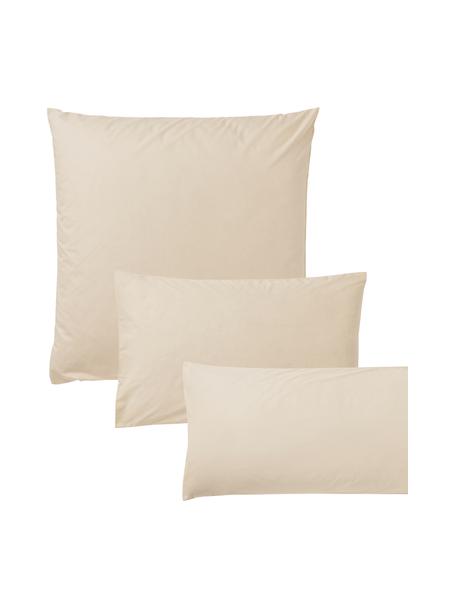Baumwollperkal-Kopfkissenbezug Elsie, Webart: Perkal Fadendichte 200 TC, Beige, B 50 x L 70 cm