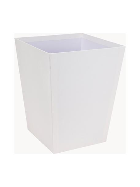 Corbeille à papier Sofia, Carton laminé rigide, Blanc, larg. 26 x haut. 33 cm